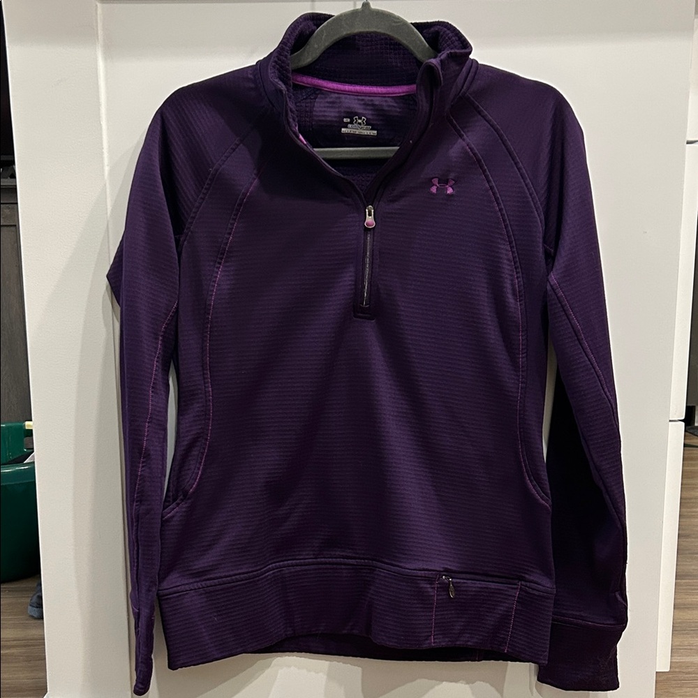Under Armour Deep Purple Half-Zip Jacket (Coldgear)